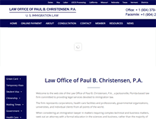 Tablet Screenshot of immigration-lawyer-us.com